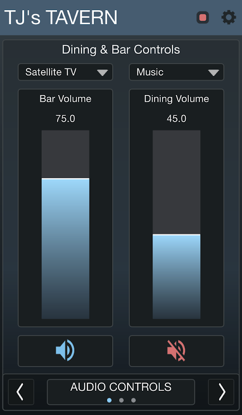 Android application ControlSpace Remote screenshort