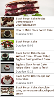 Black Forest Cake Recipe