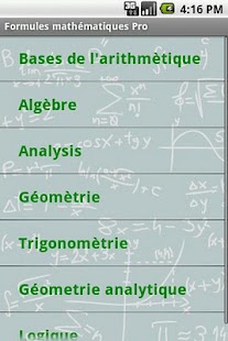 Formules mathématiques Pro