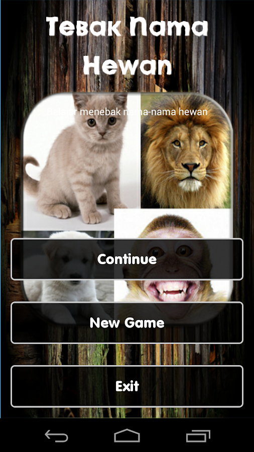 Tebak tebakan Gambar Hewan  Android Apps on Google Play