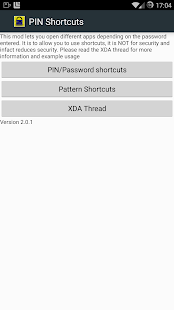PINshortcuts - Xposed Module