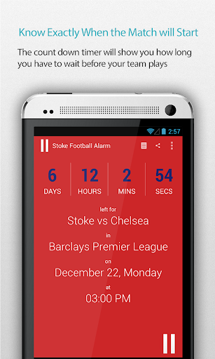 Stoke Football Alarm