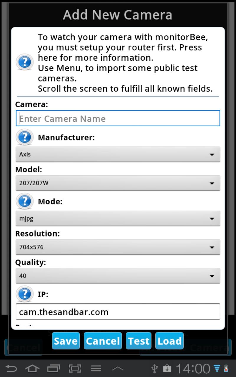 monitorBee Cam5 Screen 3