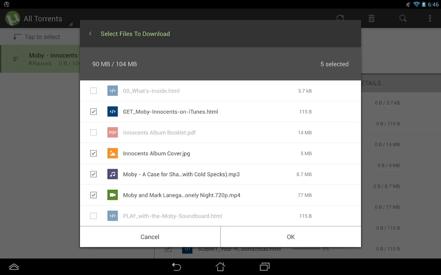 µTorrent®- Torrent Downloader - screenshot