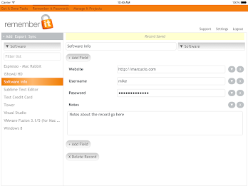 Remember It Passwords App poster 1