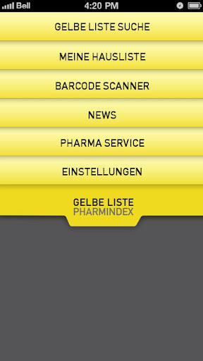 GELBE LISTE PHARMINDEX