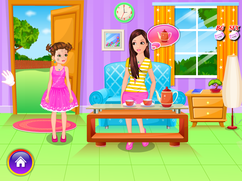 Virtual Mom Simulation game :: Behance