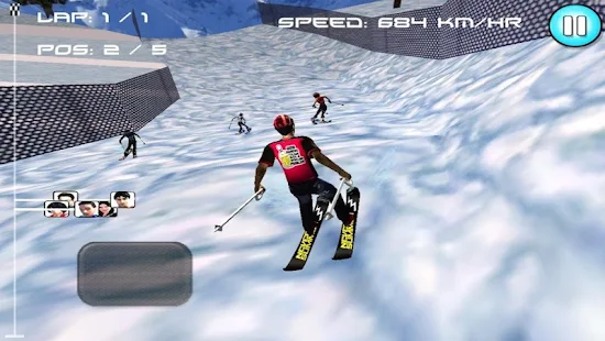 Snow Ski Racing ( 3D Game ) - screenshot thumbnail