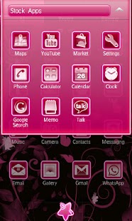 Fairy Pink Go Launcher EX Screenshots 1