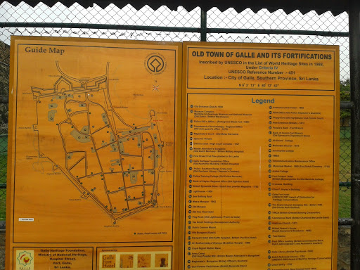 Wall Map - Galle Fort