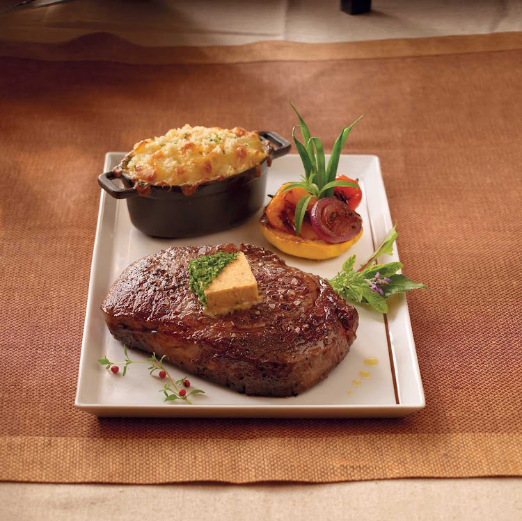 Bisteca Toscana Ribeye steak available at Tuscan Grille on your Celebrity cruise.