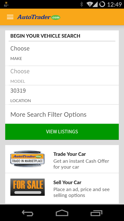 Autotrader Cars For Sale Android Apps on Google Play