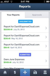 ExpenseCloud | Expense Reports Screenshots 3