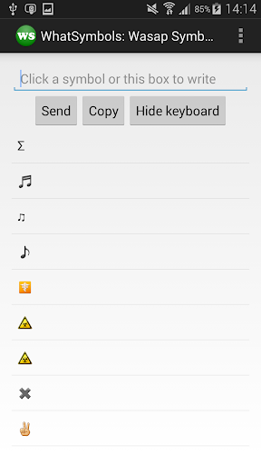 WhatSymbols: Wasap Symbols