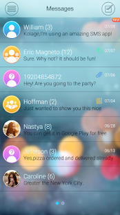 GO SMS PRO ICOLOR GLASS THEME(圖3)-速報App