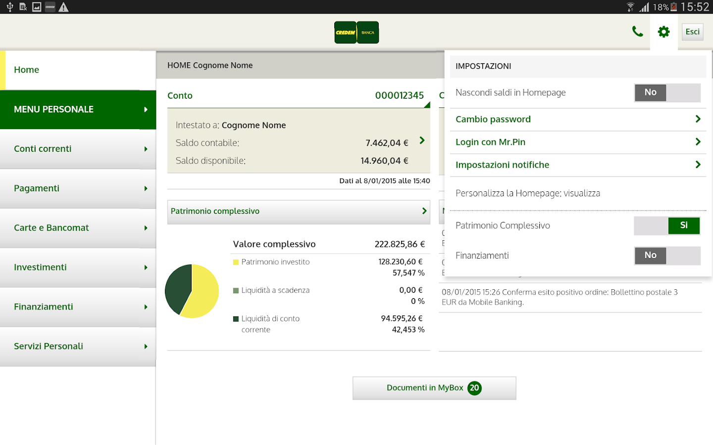 Credem App Android su Google Play