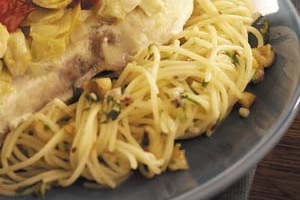 Angel Hair with Walnuts