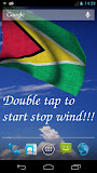 3D Guyana Flag Live Wallpaper