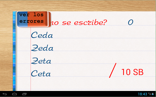 【免費益智App】Escribién -ortografía española-APP點子