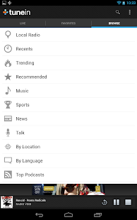 TuneIn Radio - screenshot thumbnail