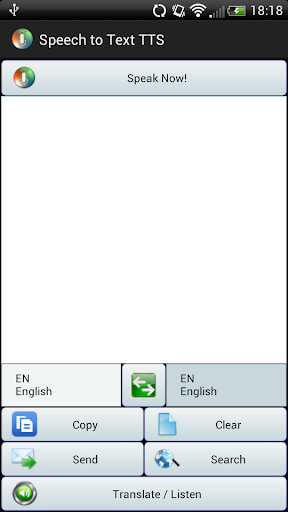 Speech to Text Translator TTS
