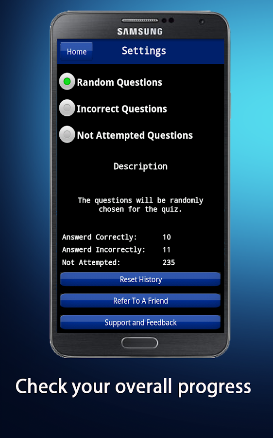 Where can you find some driver's license sample test questions?