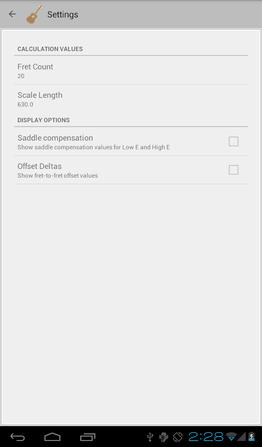Fret Calculator Android Apps On Google Play