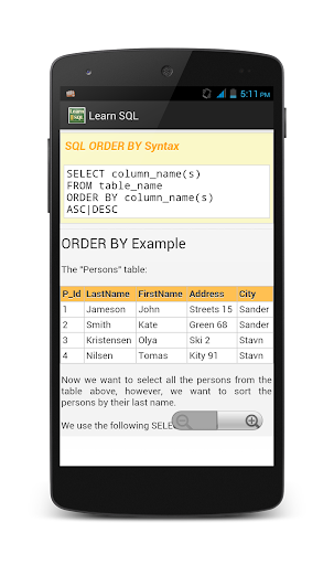 Learn SQL Query Practice Free