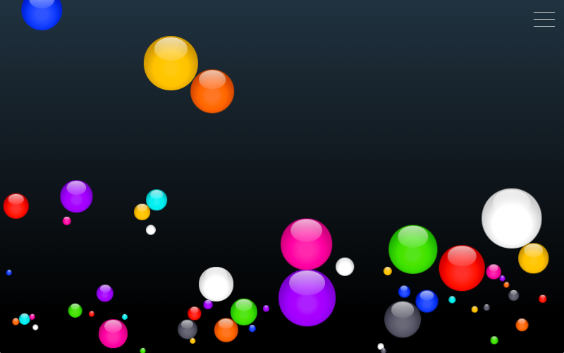Bouncy Balls by Paul Neave Experiments with Google