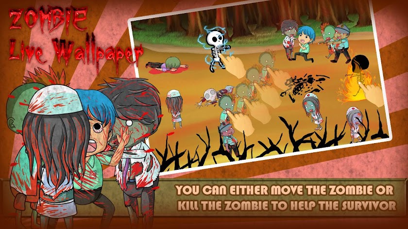 Zombie Live Wallpaper Screen 3