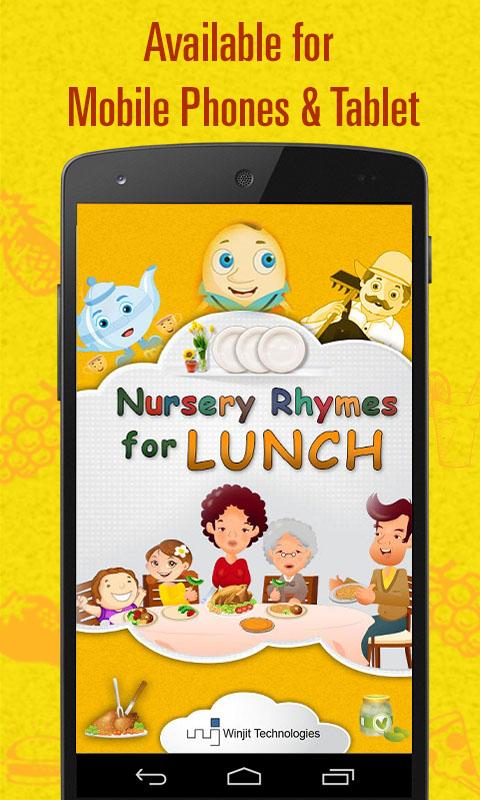 Nursery Rhymes For Lunch Screen 1