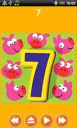 Numbers for kids flashcards