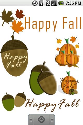 Android application Fall Sticker Pack screenshort