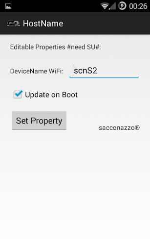 Change HostName DeviceNameWiFi