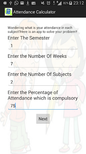 Attendance Calculator