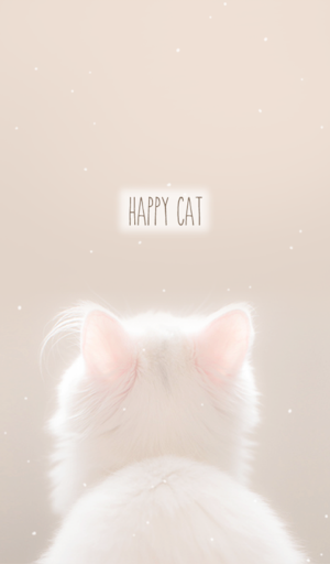 happy cat 카카오톡 테마