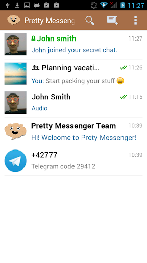 Pretty Messenger for Telegram