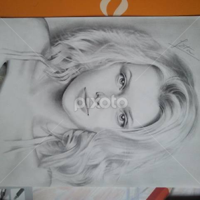 Scarlett Johansson by Jose Lopez Franco - Drawing All Drawing