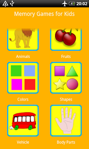 Memory Games for Kids