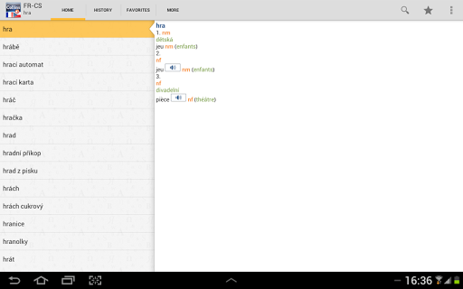【免費書籍App】French<>Czech Gem Dictionar TR-APP點子