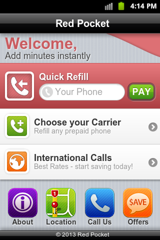 【免費通訊App】Red Pocket Mobile Refill's-APP點子