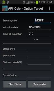 Financial Asset Pricing Screenshots 3