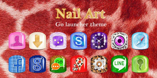 Nail Art GO Launcher Theme