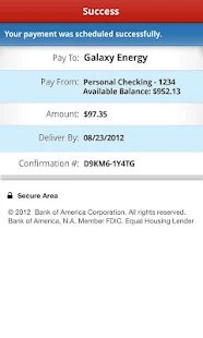 Bank of America - screenshot thumbnail