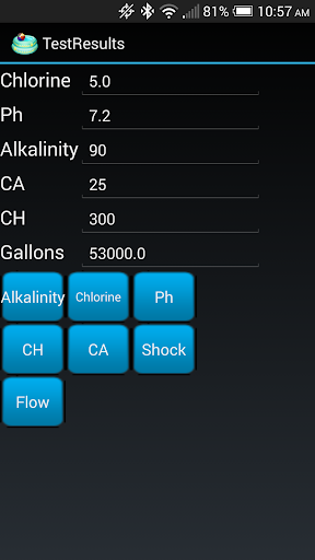 Pool Chemical Calculator