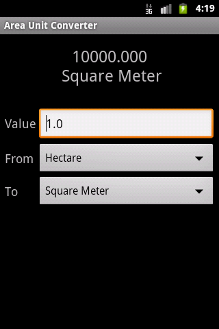 Area Converter