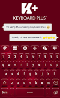 Burgundy Keyboard Theme APK Gambar Screenshot #1