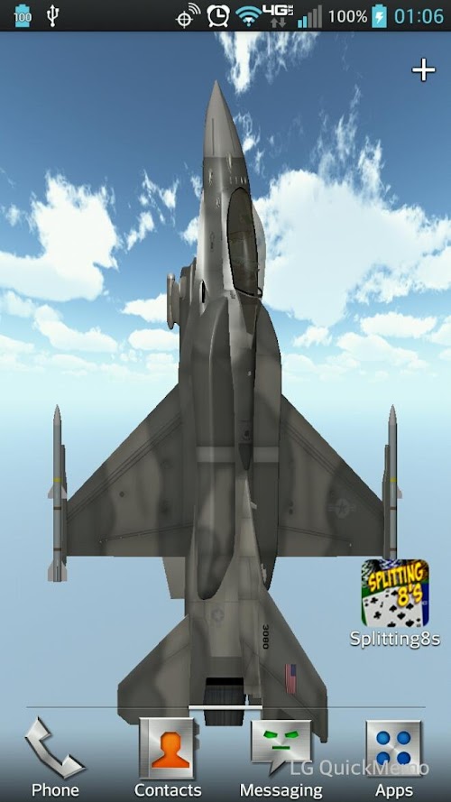 Android application F-16 Live Wallpaper screenshort