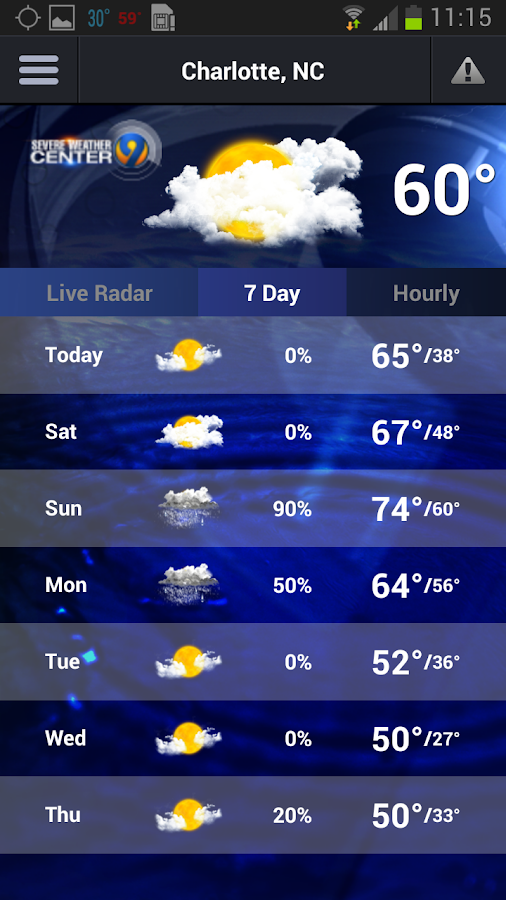 WSOCTV Weather Android Apps on Google Play