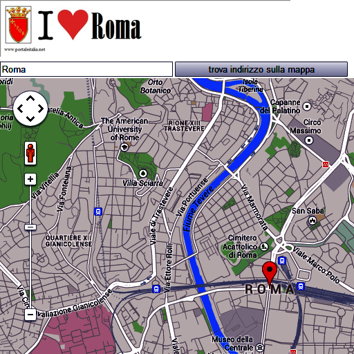 Roma map